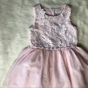 Heirloom Polly Flinders | Pink Lace Easter Dress